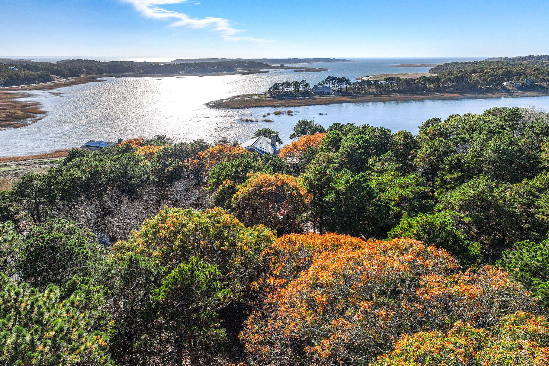25 1st Avenue Wellfleet, MA 02667 - Photo 55 of 56 a view of a lake with outdoor space