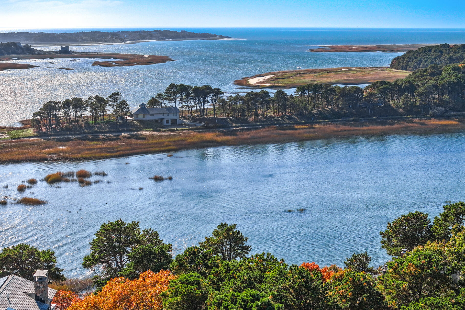 25 1st Avenue Wellfleet, MA 02667 - Photo 6 of 56 a view of an ocean and beach