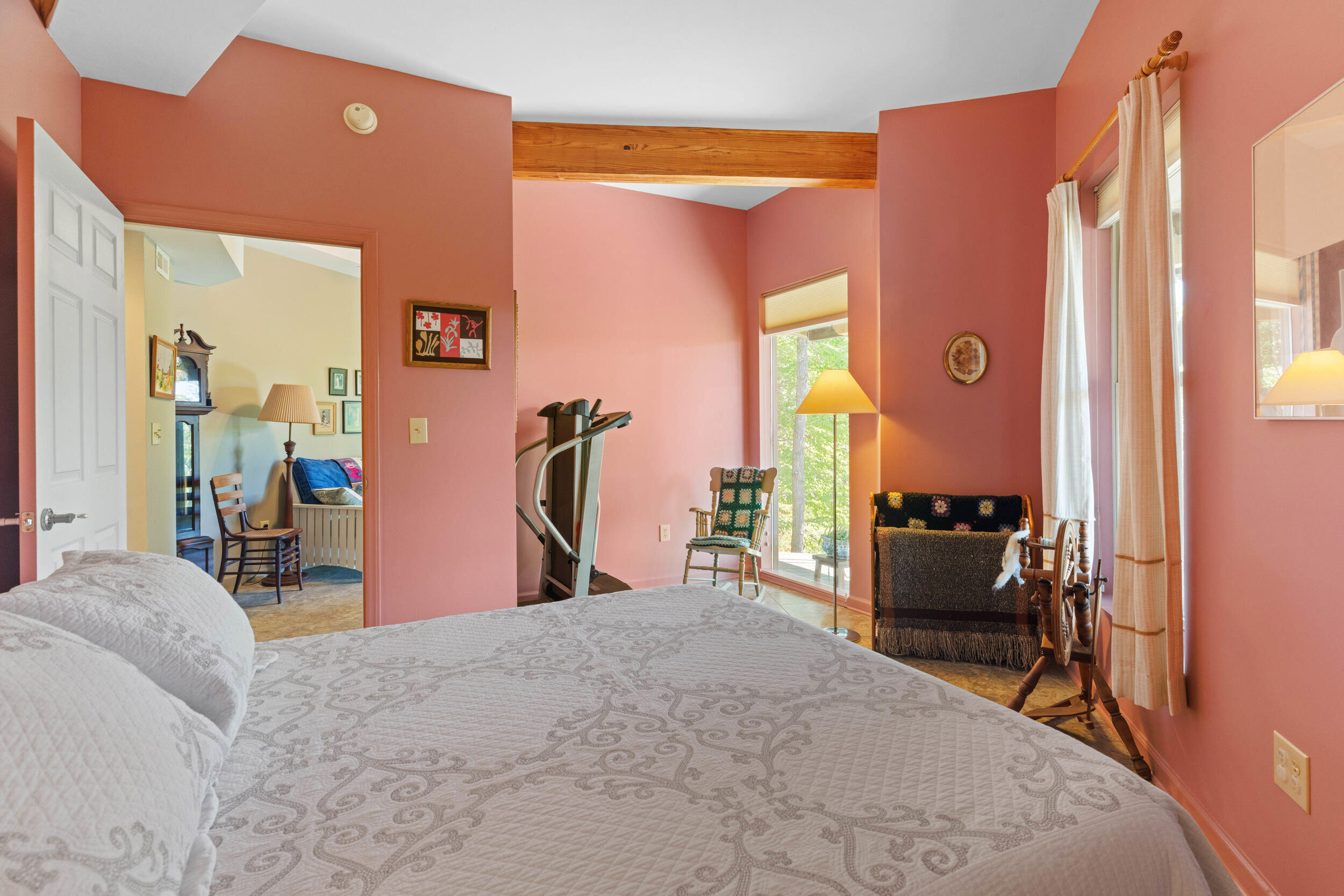 1778 Carroll Road Goodview, VA 24095 - Photo 77 of 97 a bedroom with a bed and wooden floor