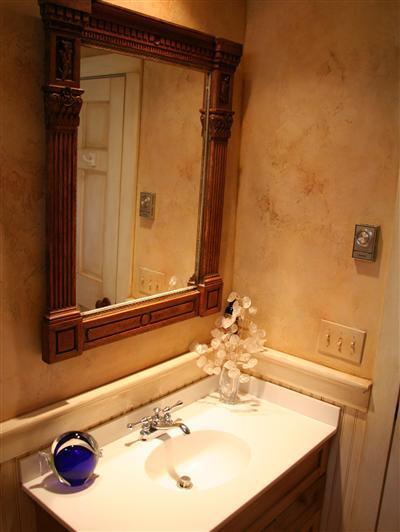 7 Miller Hill Road Provincetown, MA 02657 - Photo 13 of 30 a bathroom with a sink and a mirror