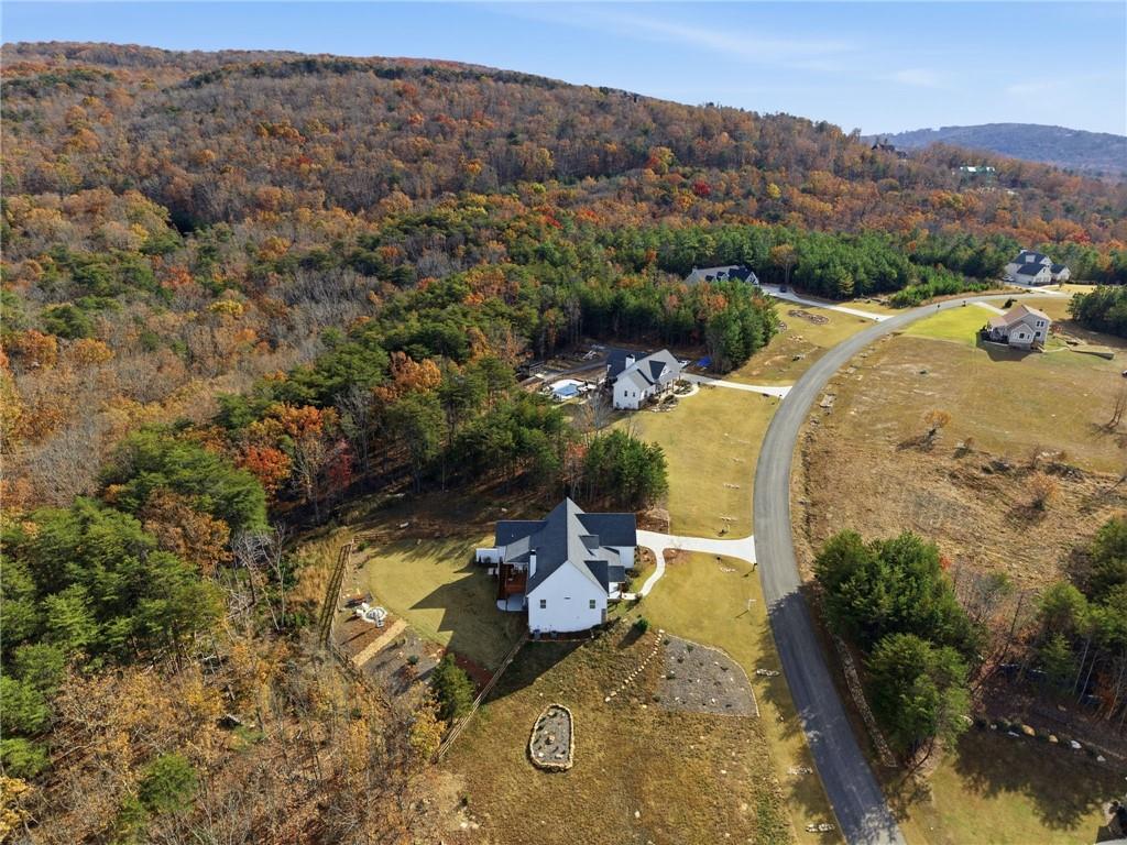760 Stoneledge Road Jasper, GA 30143 - Photo 60 of 68 an aerial view of a house with a yard