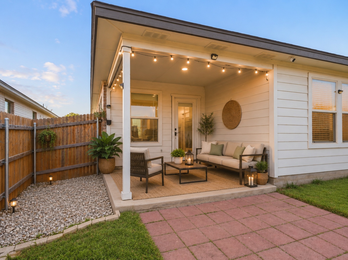 1024 Tipton Street Georgetown, TX 78633 - Photo 27 of 32 Virtually Staged - Patio Area