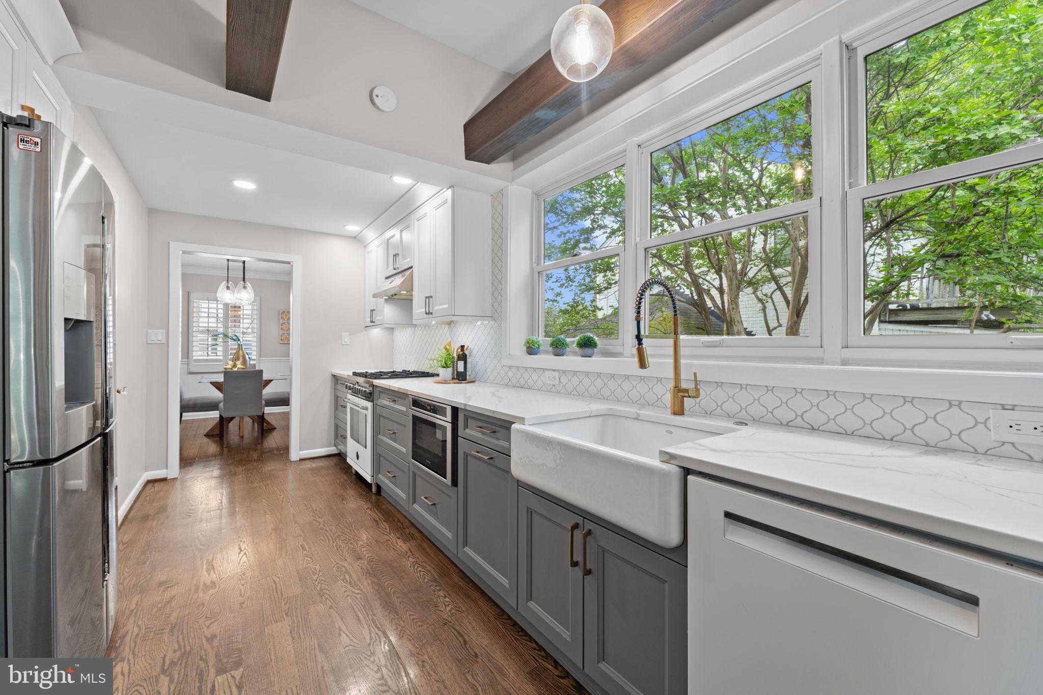 1214 West Braddock Road Alexandria, VA 22302 - Photo 11 of 39 Bright and airy modern kitchen space.