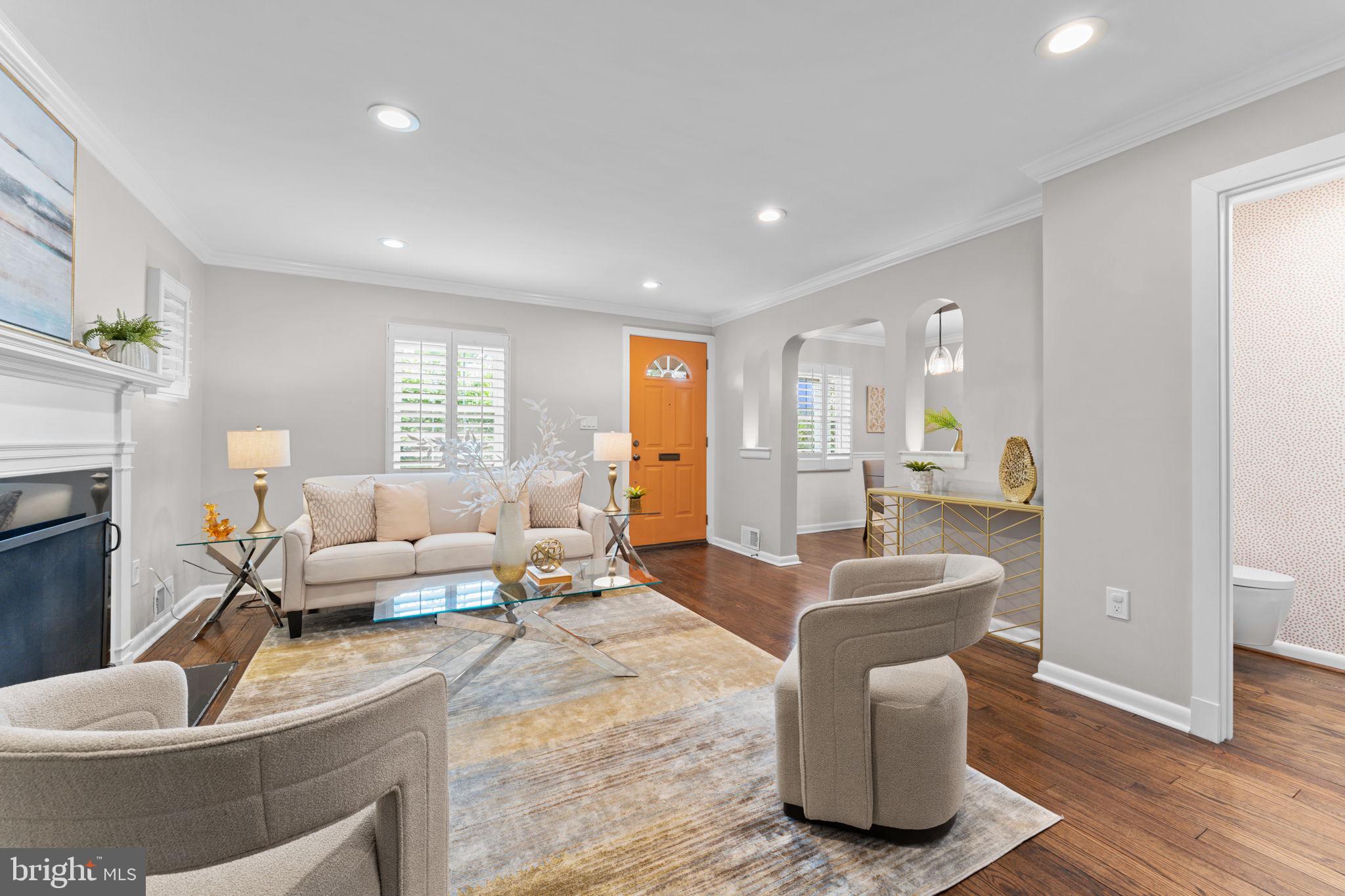 1214 West Braddock Road Alexandria, VA 22302 - Photo 6 of 39 Bright and inviting living space.