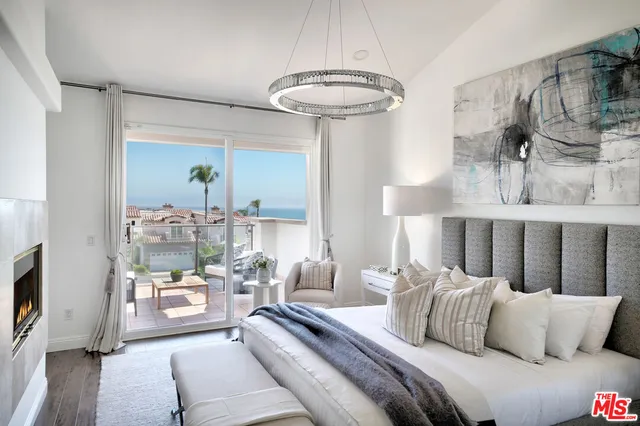 a bedroom with a bed and closet