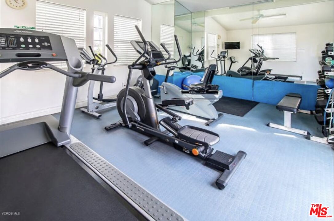 6436 Lunita Road Malibu, CA 90265 - Photo 42 of 54 a room with gym equipment