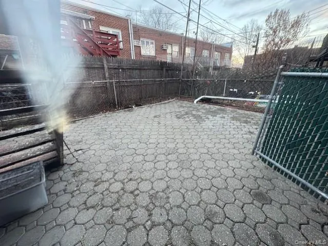 a outdoor space with lots of lights