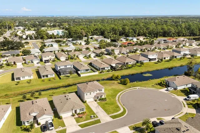 a view of a swimming pool with a lake view