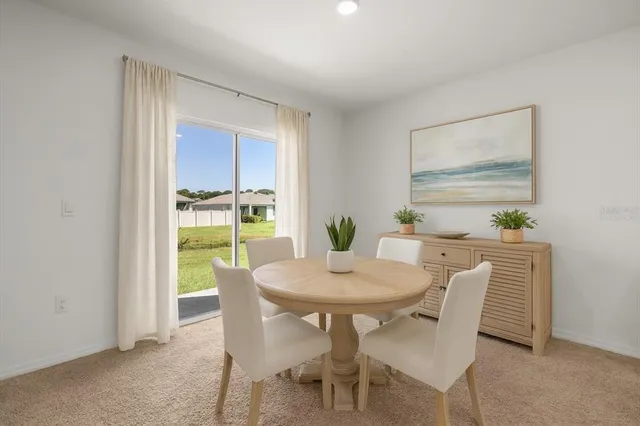 a bedroom with a bed and furniture