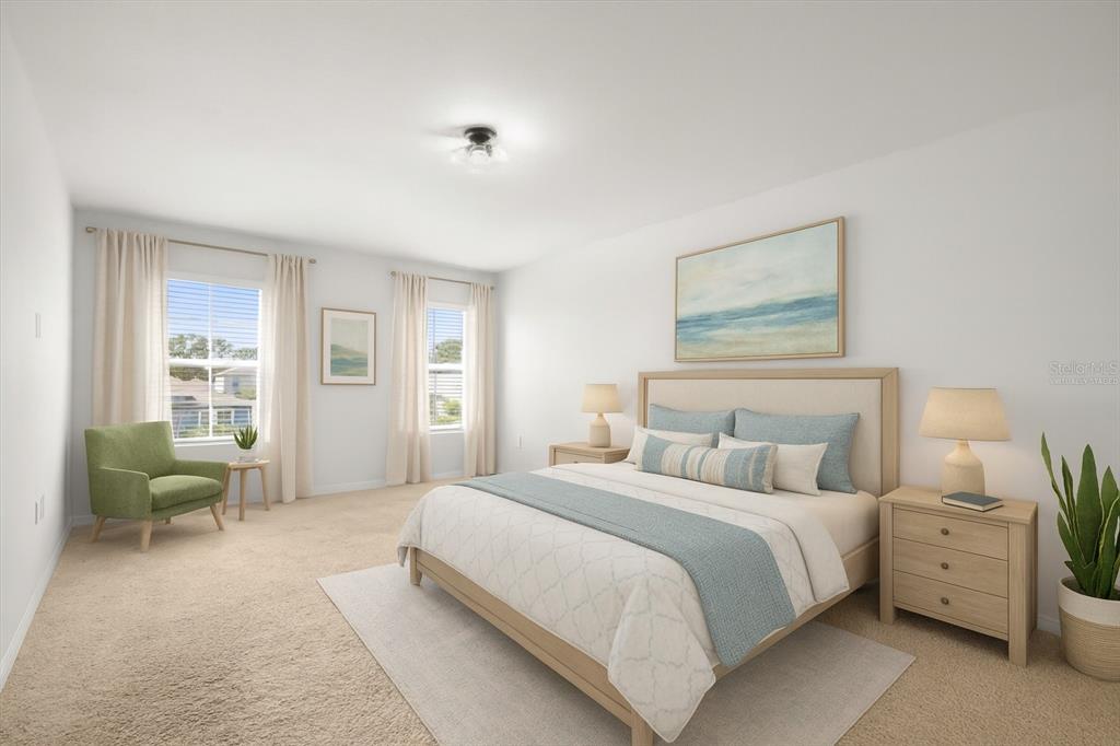 307 Sunset View Drive Edgewater, FL 32141 - Photo 7 of 44 a bedroom with a bed and furniture