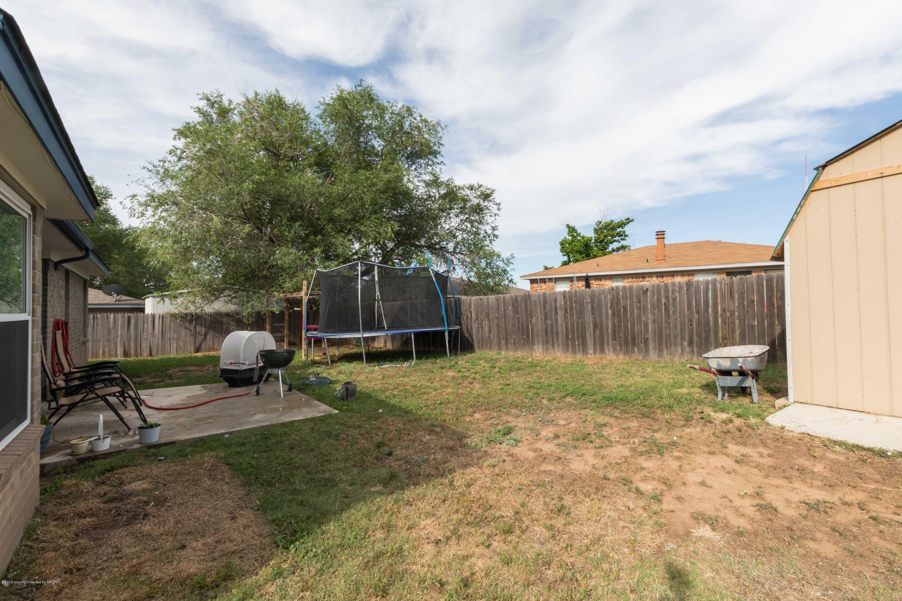 5204 Susan Drive Amarillo, TX 79110 - Photo 33 of 34 BACKYARD VIEW 1