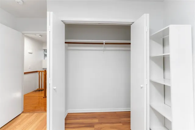 a view of closet area