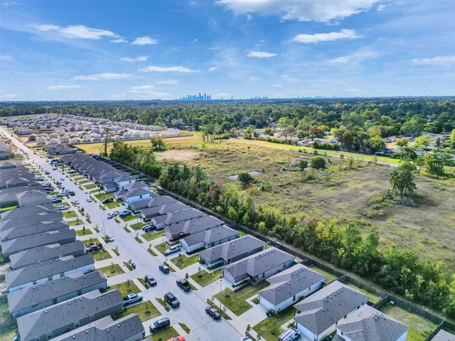 a view of a city and an ocean view