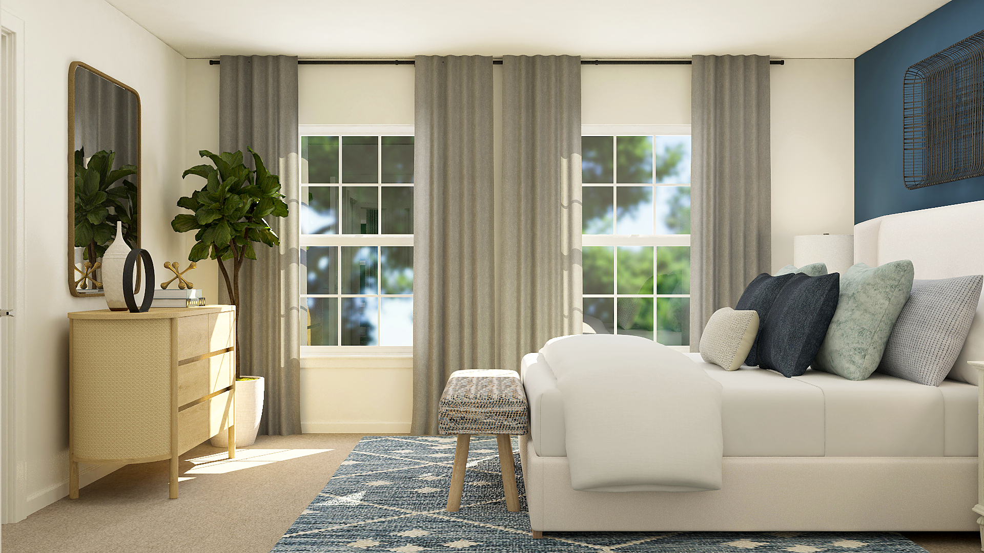 1660 Rolling Pass Beecher, IL 60401 - Photo 11 of 21 a living room with a balcony a large window and a wooden floor