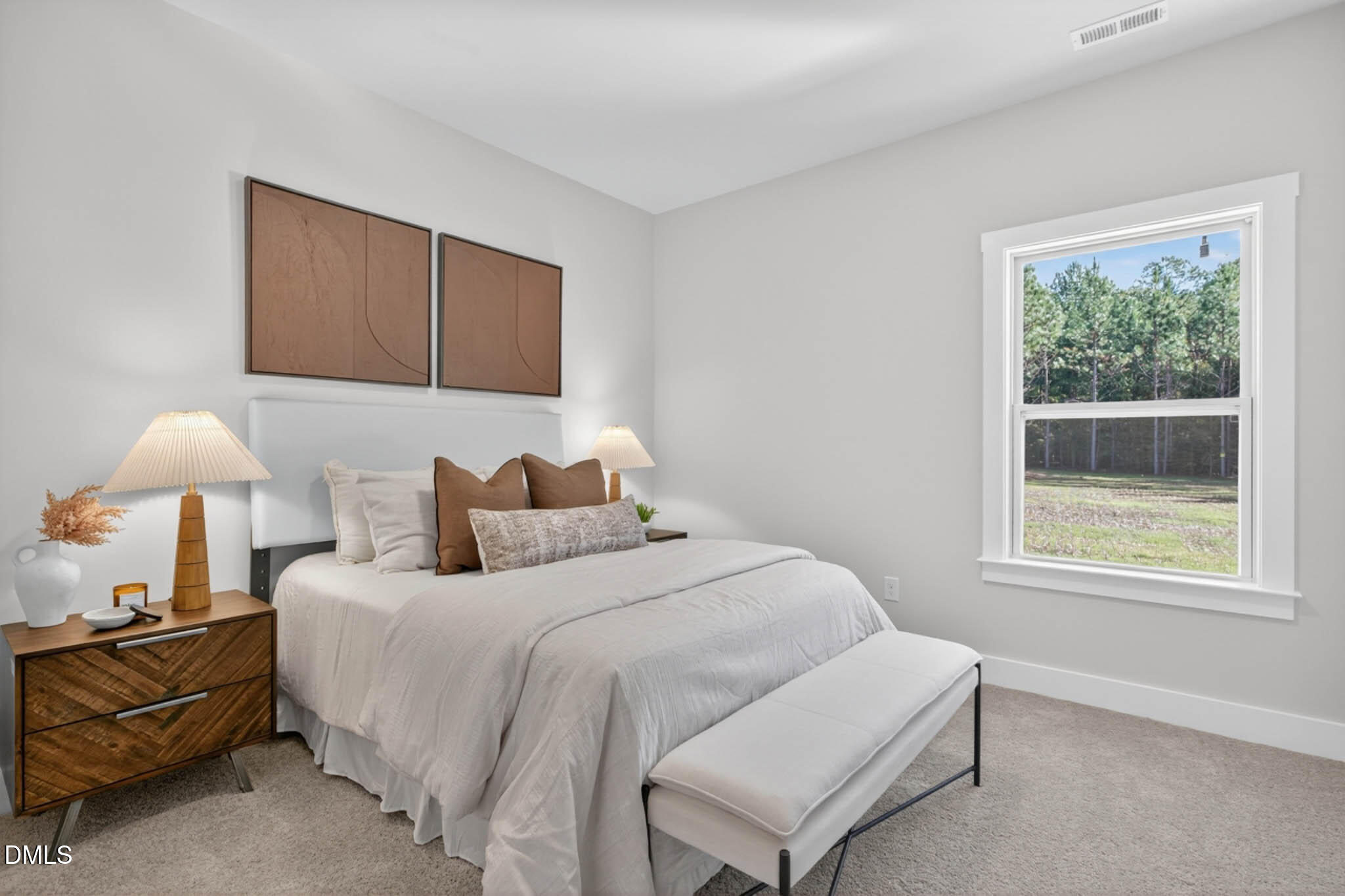 778 Beacon Hl Road Lillington, NC 27546 - Photo 21 of 44 a bedroom with a bed and a window