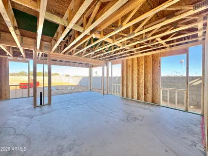 a view of an entryway with an outdoor space