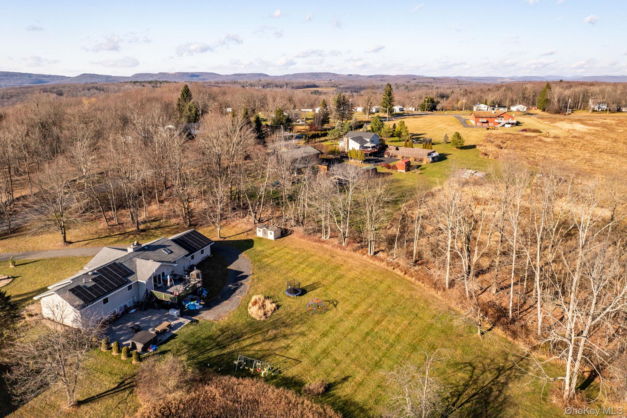 158 Wade Road Liberty, NY 12754 - Photo 37 of 40 an aerial view of residential houses with outdoor space