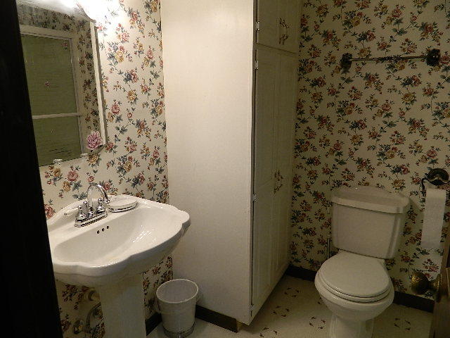 4788 Seven Hills Road Clinton, IL 61727 - Photo 45 of 46 a bathroom with a sink toilet and a mirror