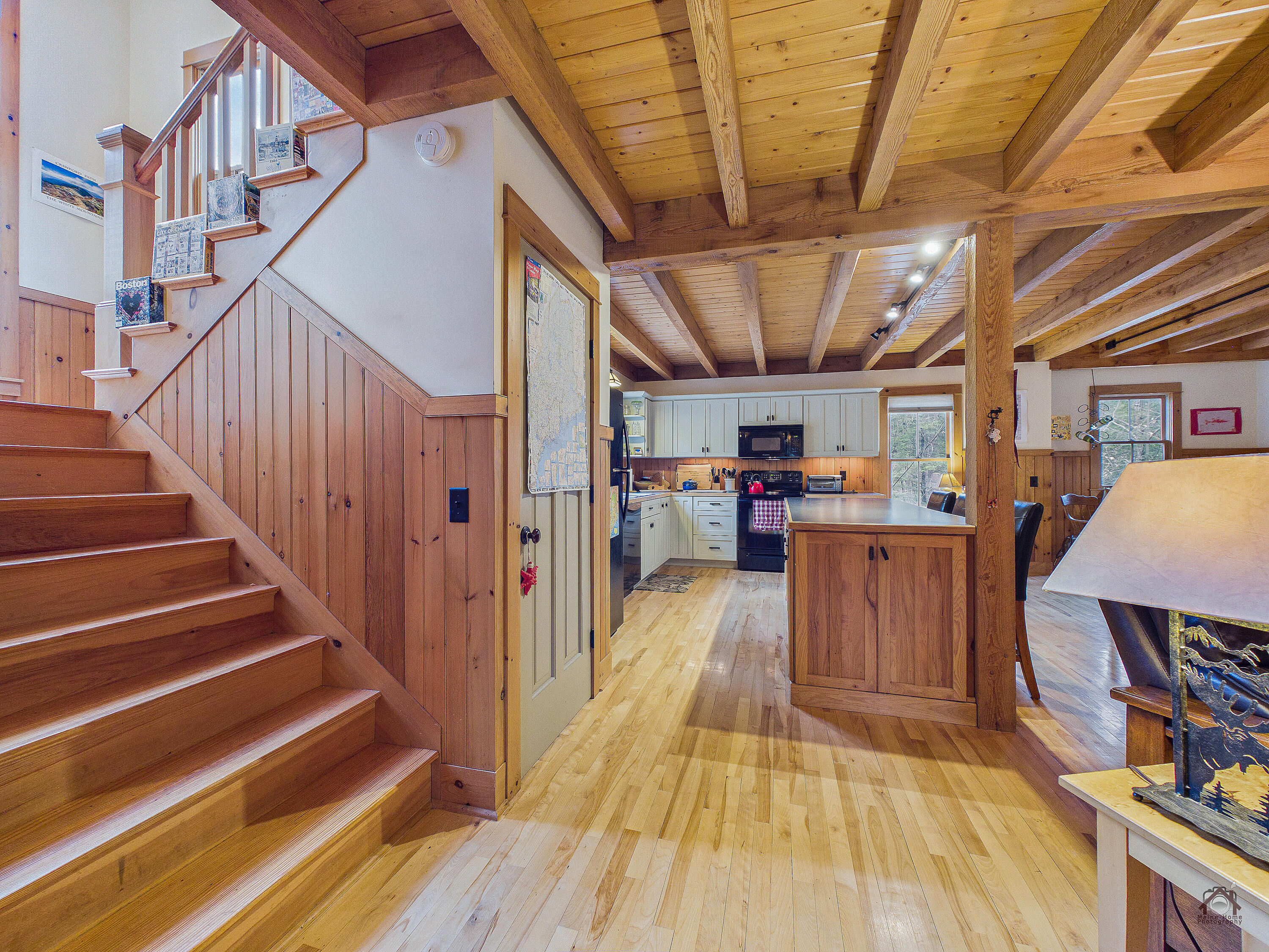110 Windover Drive, Unit 7 Rome, ME 04963 - Photo 4 of 32 Entry toward Kitchen w/stairs