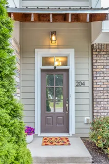 a view of front door of the house