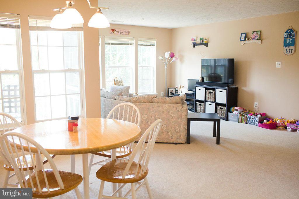 3018 Hunting Ridge Drive, Unit 3018 Owings Mills, MD 21117 - Photo 6 of 30 a living room with furniture and a flat screen tv