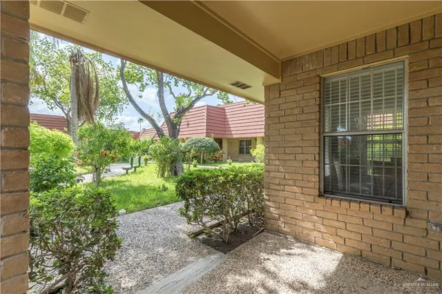 a view of a door and chair