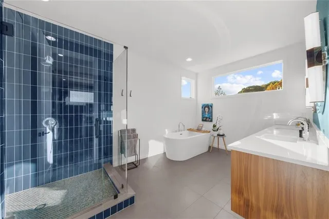 a view of a chairs and tables in the patio