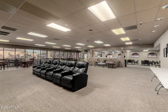 a view of a lake with house