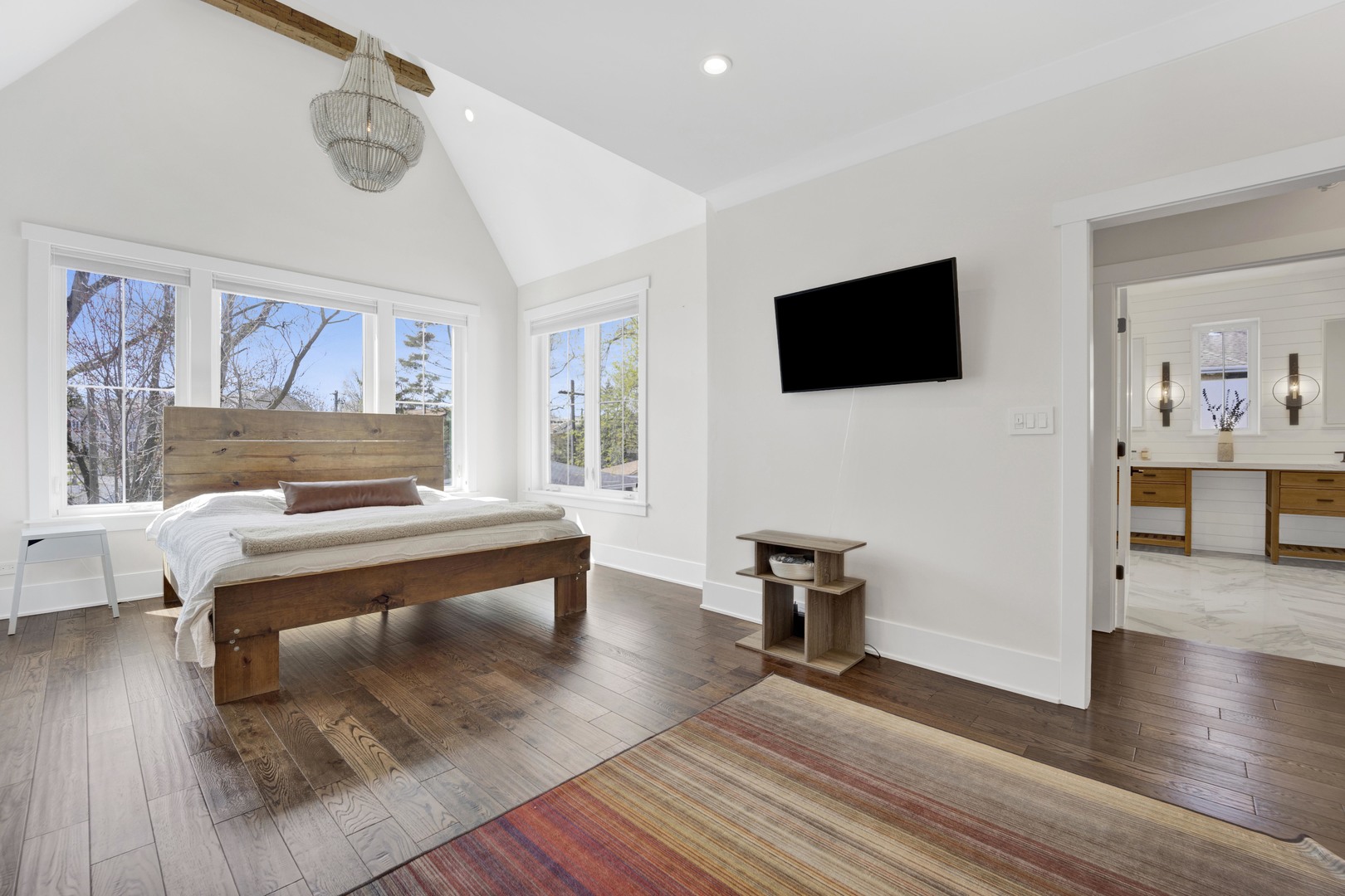 317 Lionel Road Riverside, IL 60546 - Photo 19 of 47 a living room with furniture and a flat screen tv