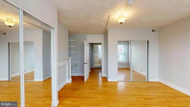 a view of an empty room