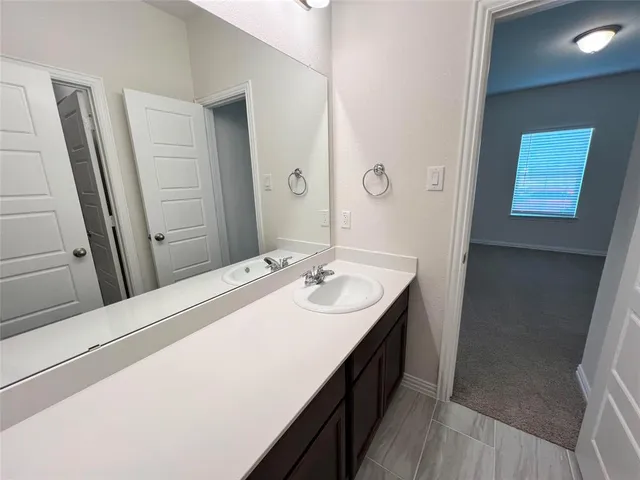 a close view of closet