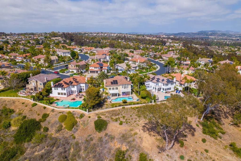 7357 Melodia Terrace Carlsbad, CA 92011 - Photo 56 of 60 an aerial view of residential houses with city view