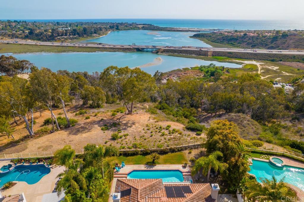 7357 Melodia Terrace Carlsbad, CA 92011 - Photo 57 of 60 an aerial view of ocean and residential houses with outdoor space