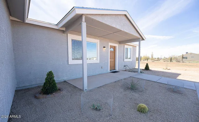 a view of outdoor space with seating area