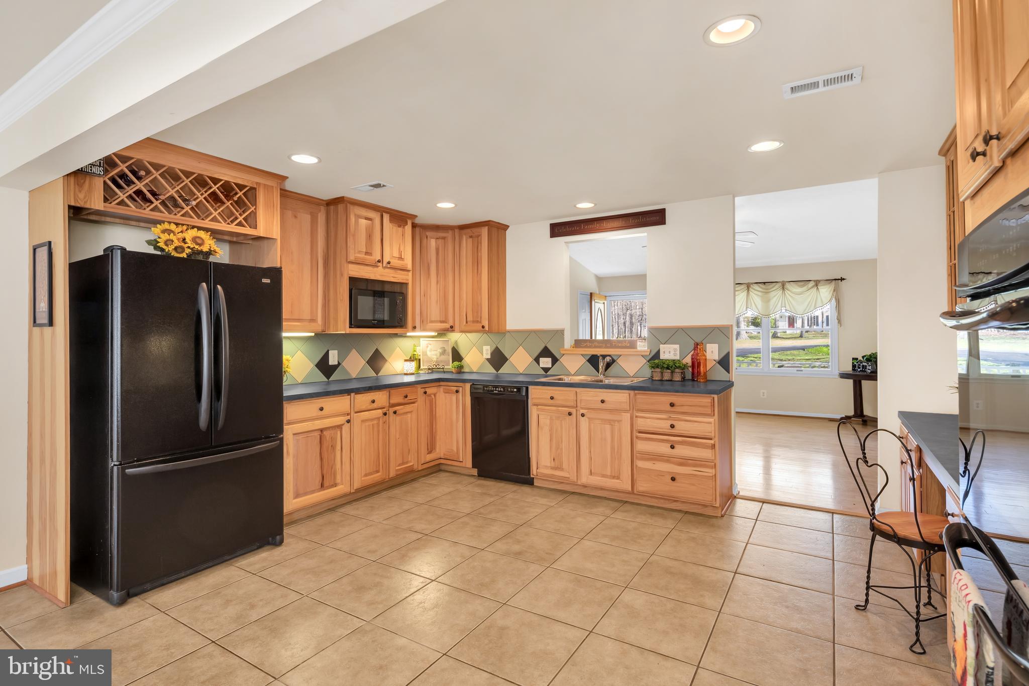 50 Shenandoah Heights Road Front Royal, VA 22630 - Photo 3 of 35 Built -In Wine Rack Over Refrigerator! Cheers!