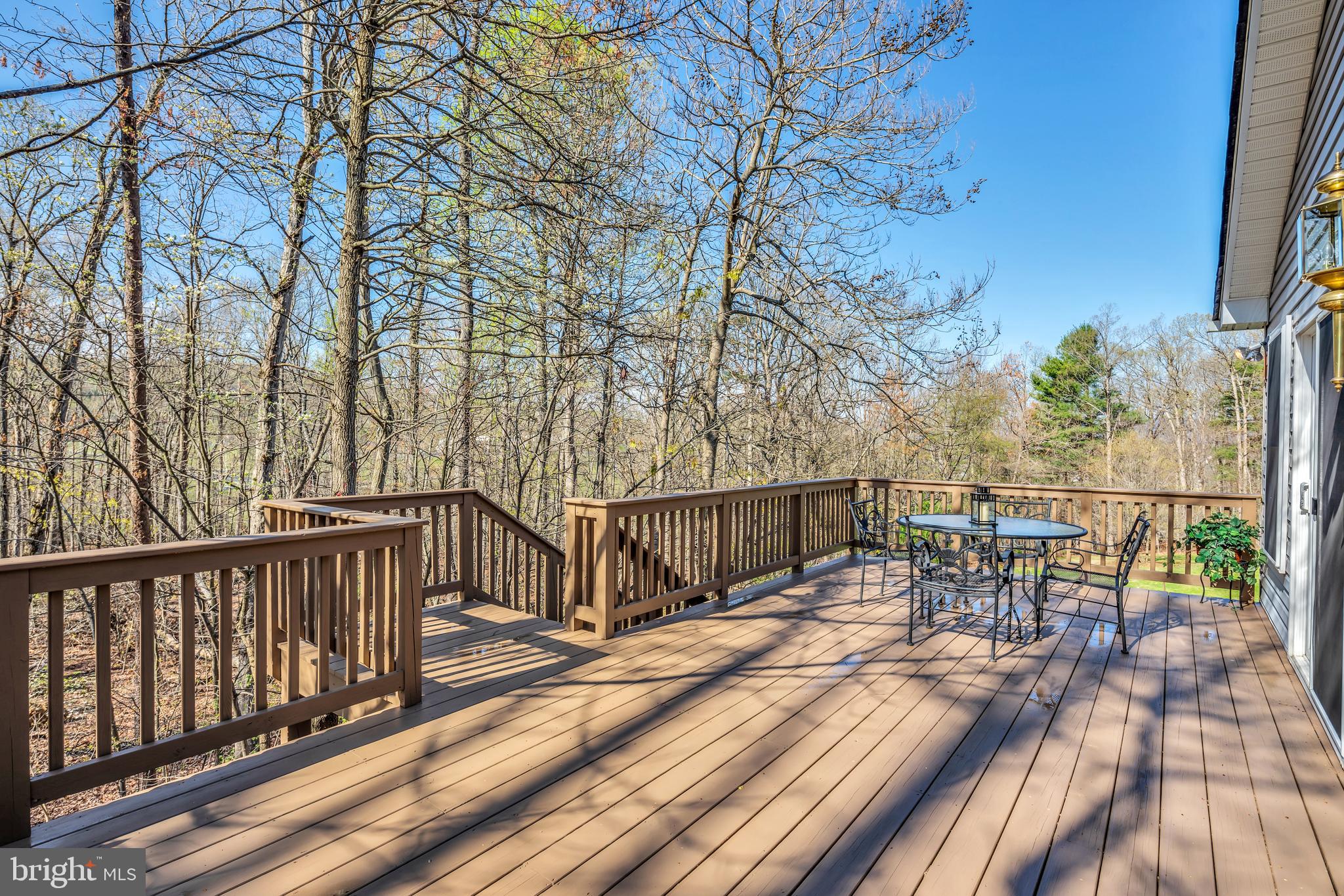 50 Shenandoah Heights Road Front Royal, VA 22630 - Photo 21 of 35 Deck Stairs Allow for Easy Access from Outside