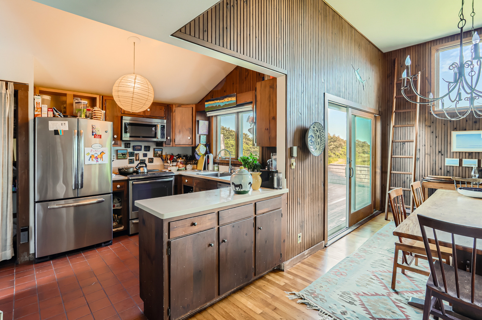 38 Black Point Road Chilmark, MA 02535 - Photo 13 of 38 a kitchen with a sink appliances and cabinets
