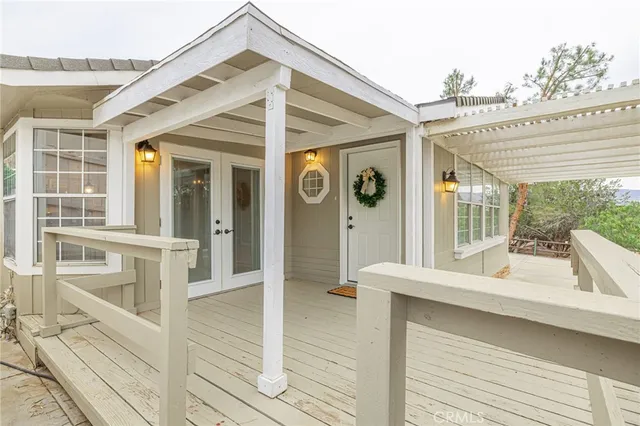 a view of a house with a porch