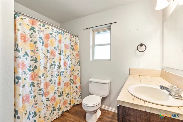 a bathroom with a sink and a toilet