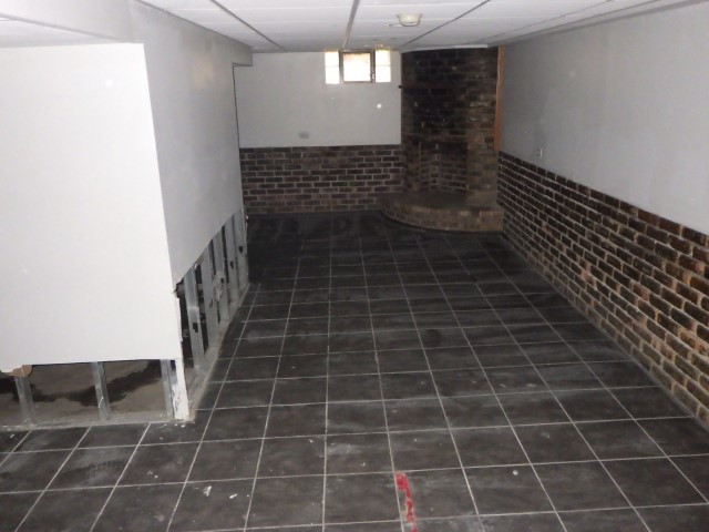 3756 West 85th Place Chicago, IL 60652 - Photo 17 of 19 a bathroom with a glass door