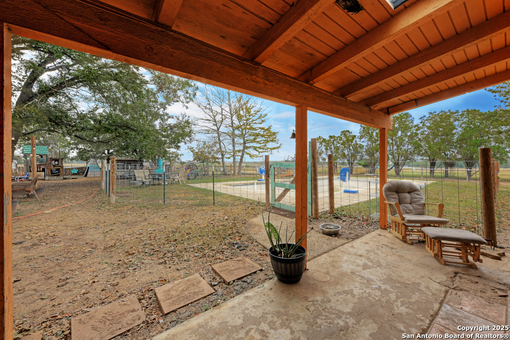 3136 Bolton Road Marion, TX 78124 - Photo 21 of 46 a view of outdoor space with seating area