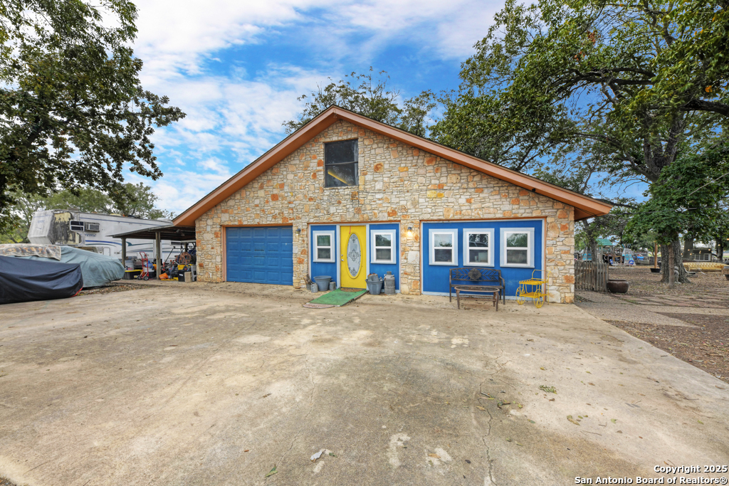3136 Bolton Road Marion, TX 78124 - Photo 25 of 46 a front view of a house with a yard