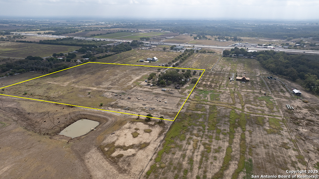 3136 Bolton Road Marion, TX 78124 - Photo 42 of 46 an aerial view of residential houses with outdoor space