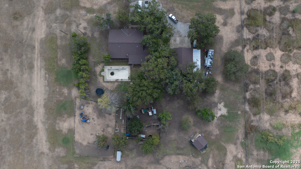 3136 Bolton Road Marion, TX 78124 - Photo 44 of 46 an aerial view of a house with outdoor space
