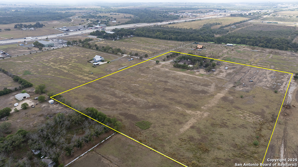 3136 Bolton Road Marion, TX 78124 - Photo 46 of 46 an aerial view of residential houses with outdoor space