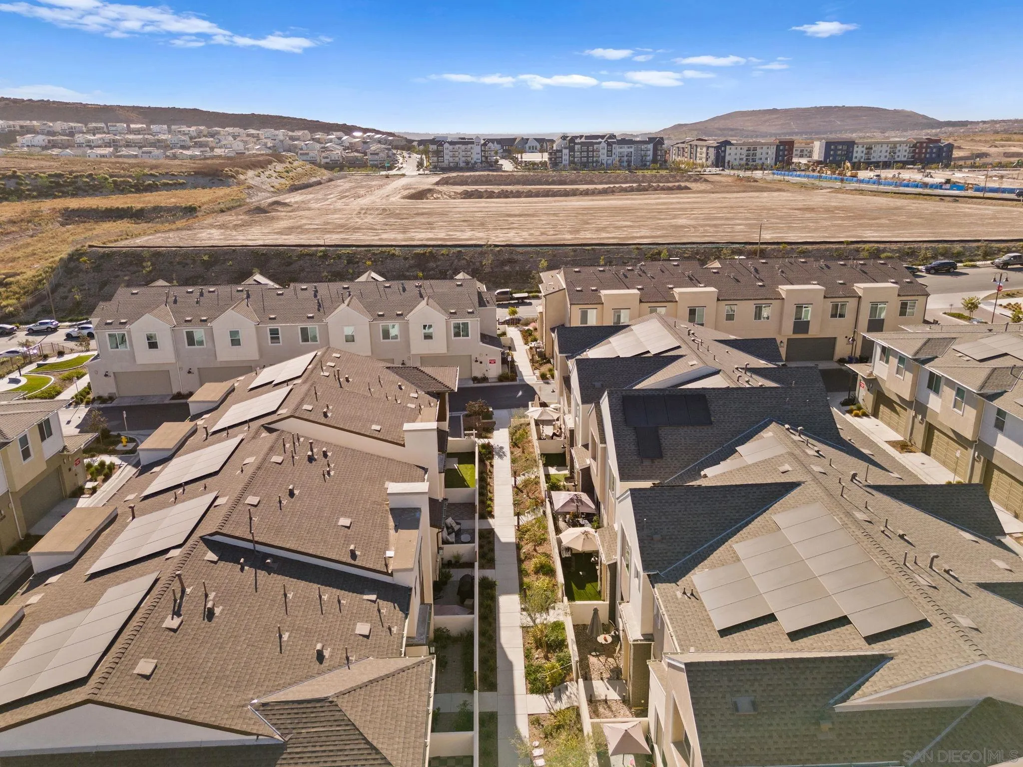 2023 Bluestone Circle Chula Vista, CA 91913 - Photo 41 of 51 an aerial view of residential building with ocean view