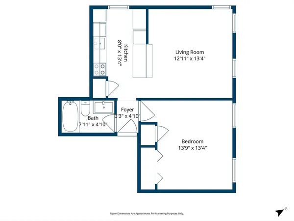 $3,000 | 36 Washington Street, Unit 3A, Boston, MA 02129