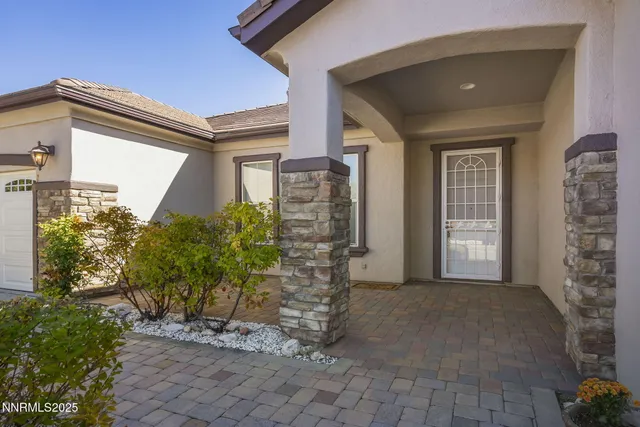 a view of a front door of the house