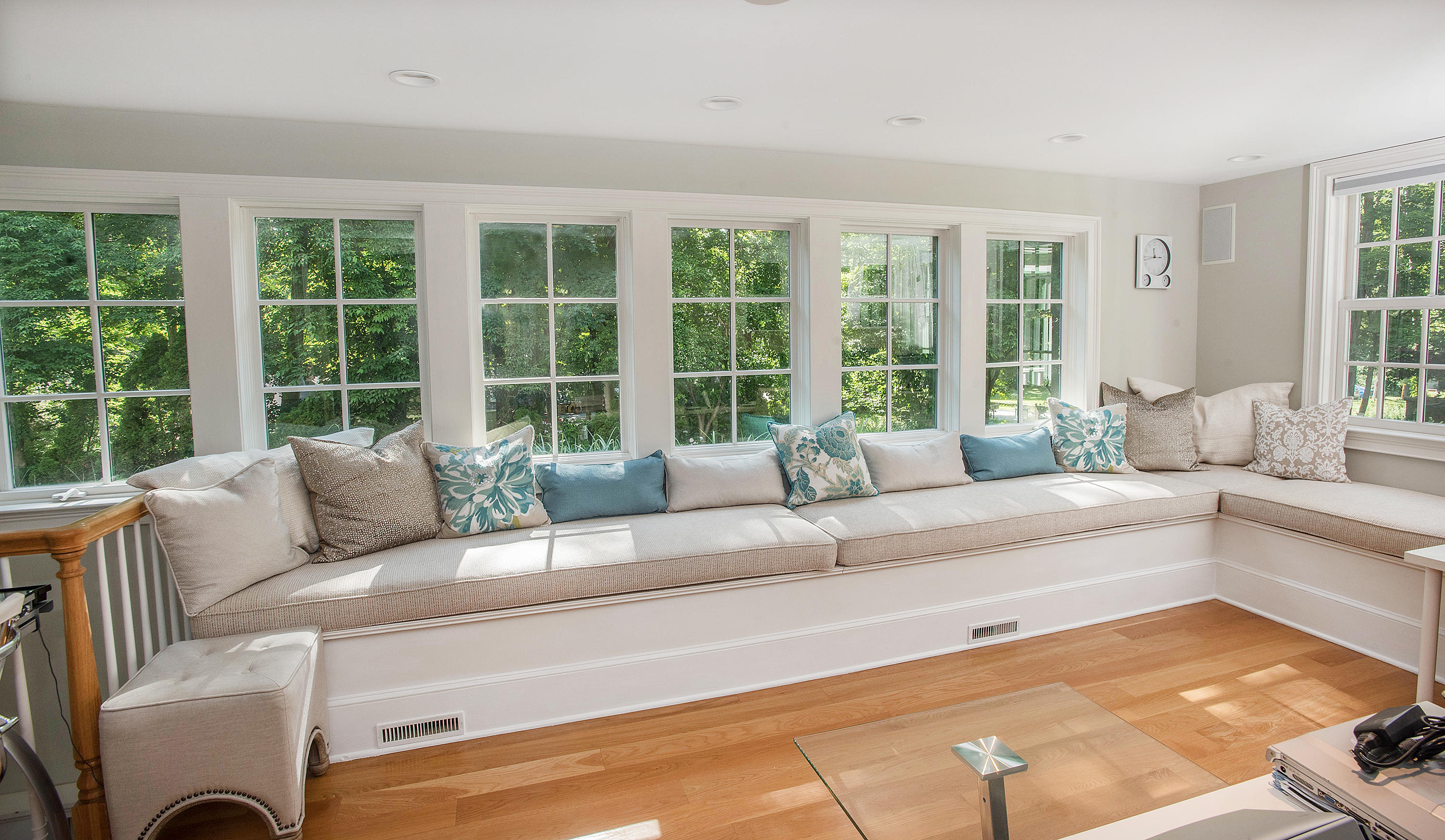 103 Jelliff Mill Road New Canaan, CT 06840 - Photo 12 of 30 a living room with furniture and large windows