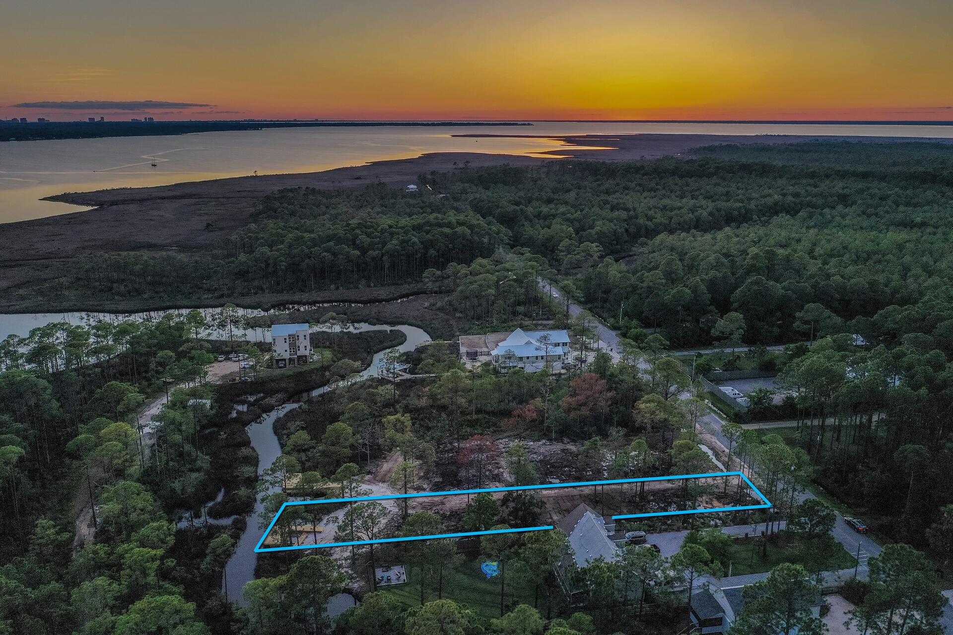 Lot 8 West Nursery Road Santa Rosa Beach, FL 32459 - Photo 1 of 11 a view of a city with ocean view